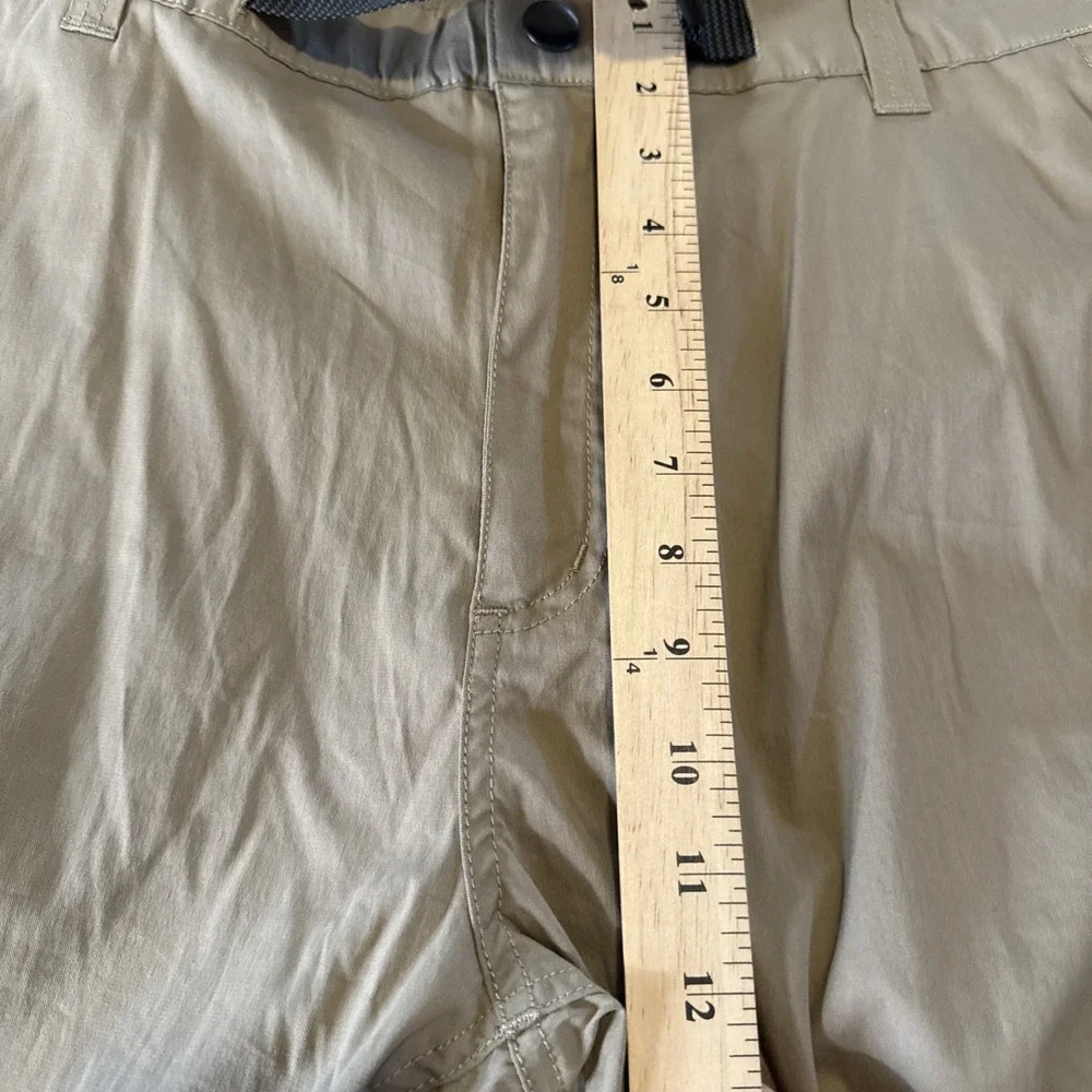 B.C. Clothing Co. Men's Tan Attached Belt Convertible Cargo‎ Pants Size 2XL/32
